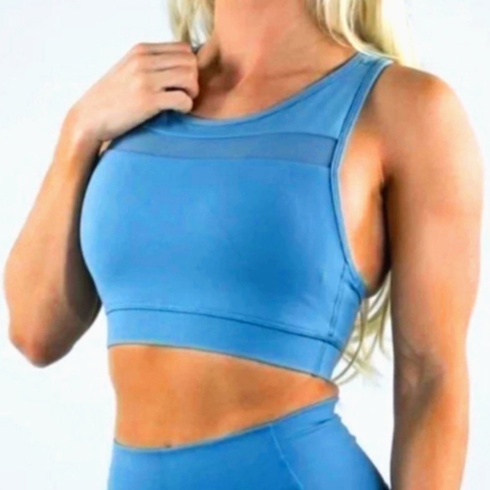 BuffBunny Blue Nova Sport Bra XS